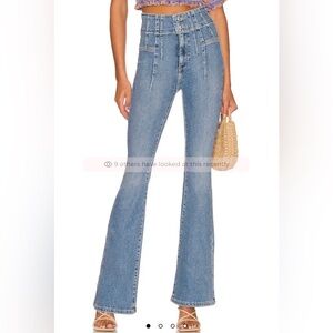 Free People High-Rise Light Blue Flare Jeans